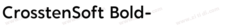 CrosstenSoft Bold字体转换